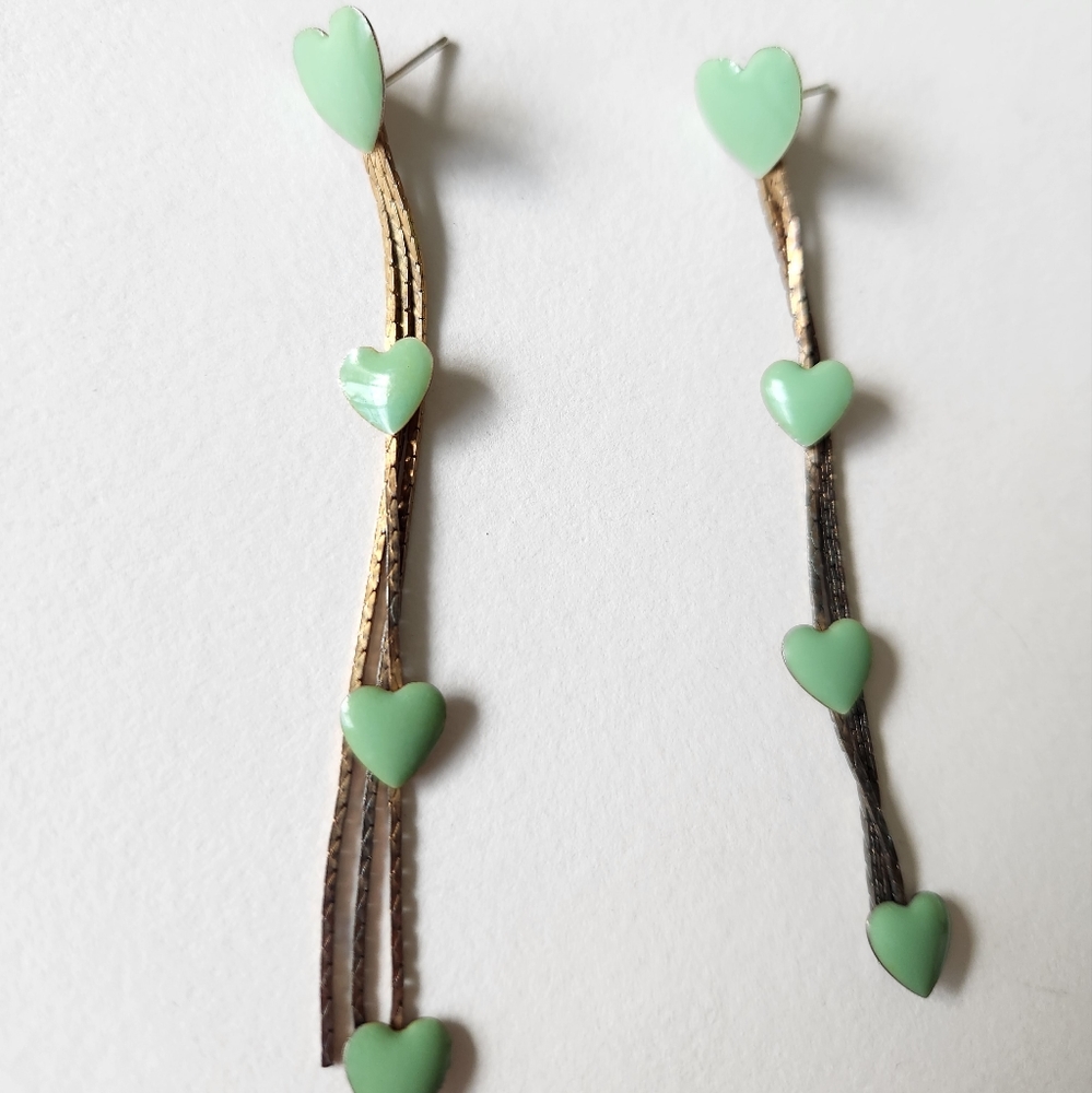 Vintage enamel earrings